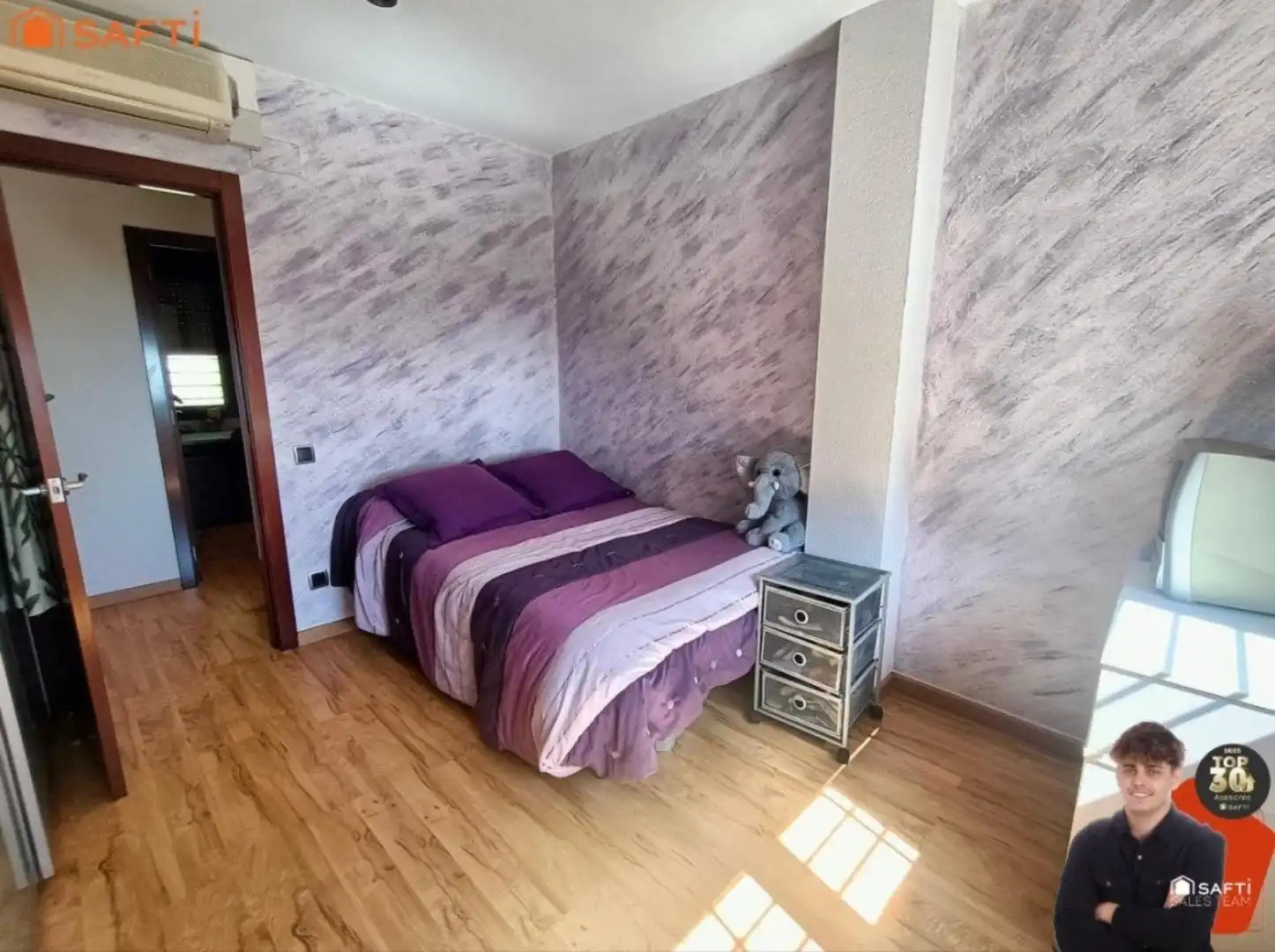 Bedroom of Houses for sale in Mataró  with Air Conditioner, Terrace and Balcony