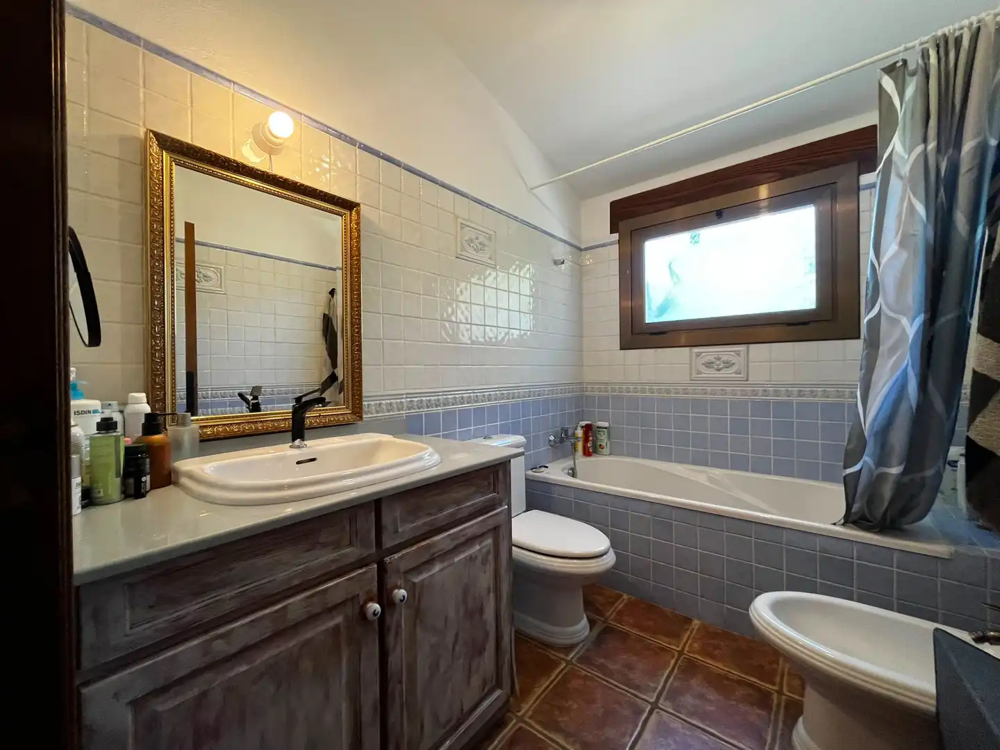 Bathroom of Houses for rent in Sant Martí de Llémena  with Air Conditioner, Heating and Private garden