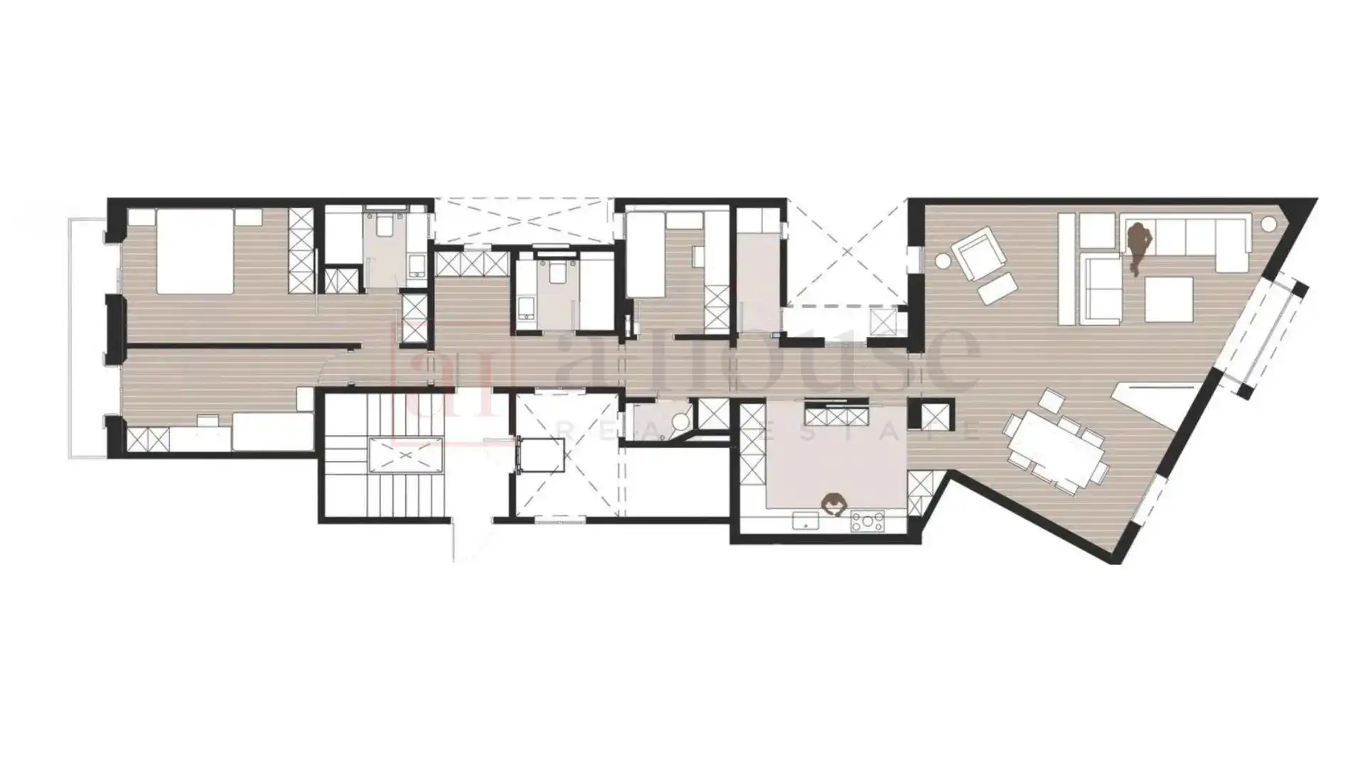 Appartamento con terrazza in vendita a Calle de Còrsega, imagen 37