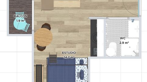 Foto 2 de Estudio de alquiler en Pas de la Casa, Encamp