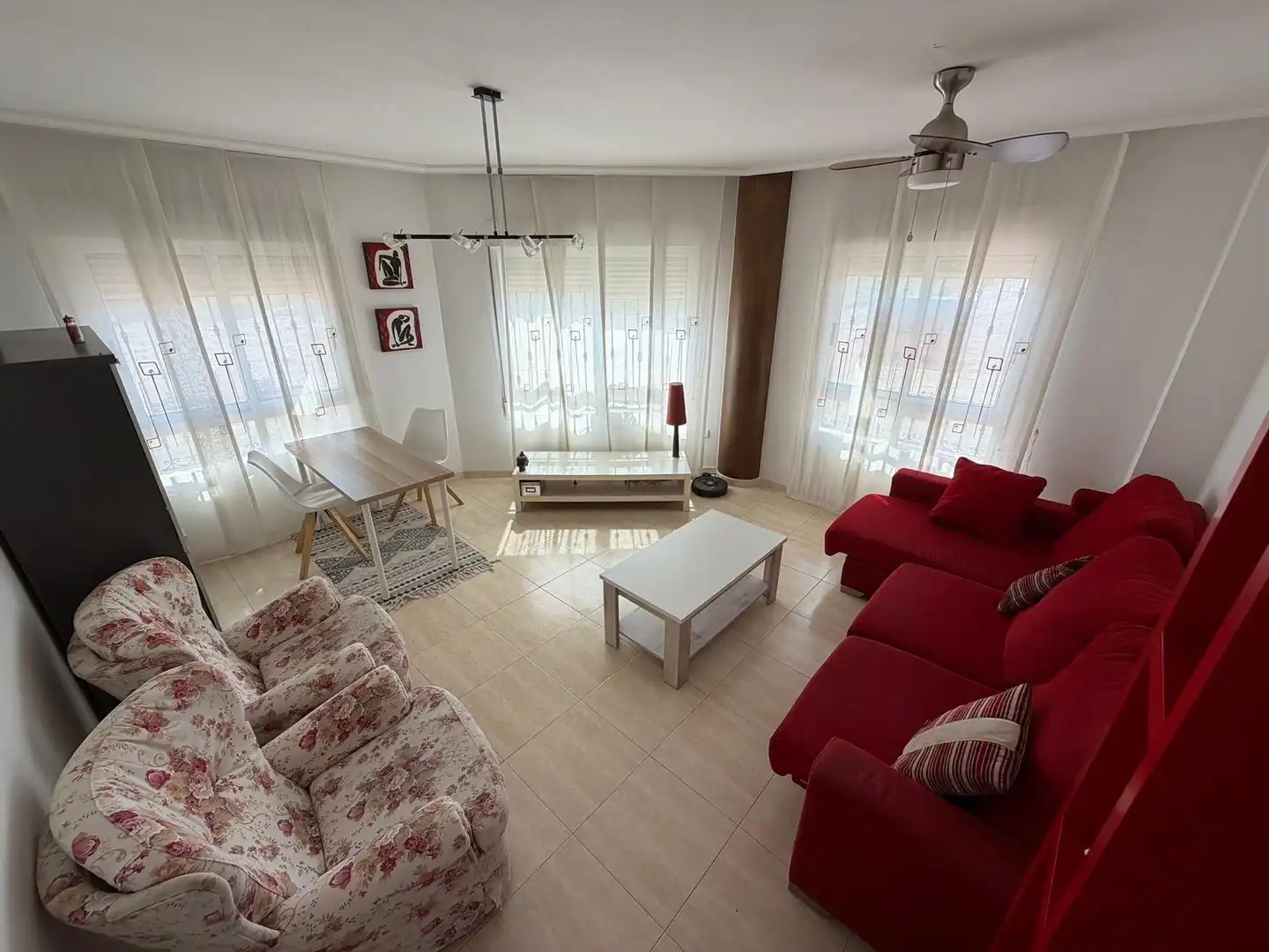 Sala de estar de Piso en venta en Almoradí con Aire acondicionado, Calefacción y Terraza