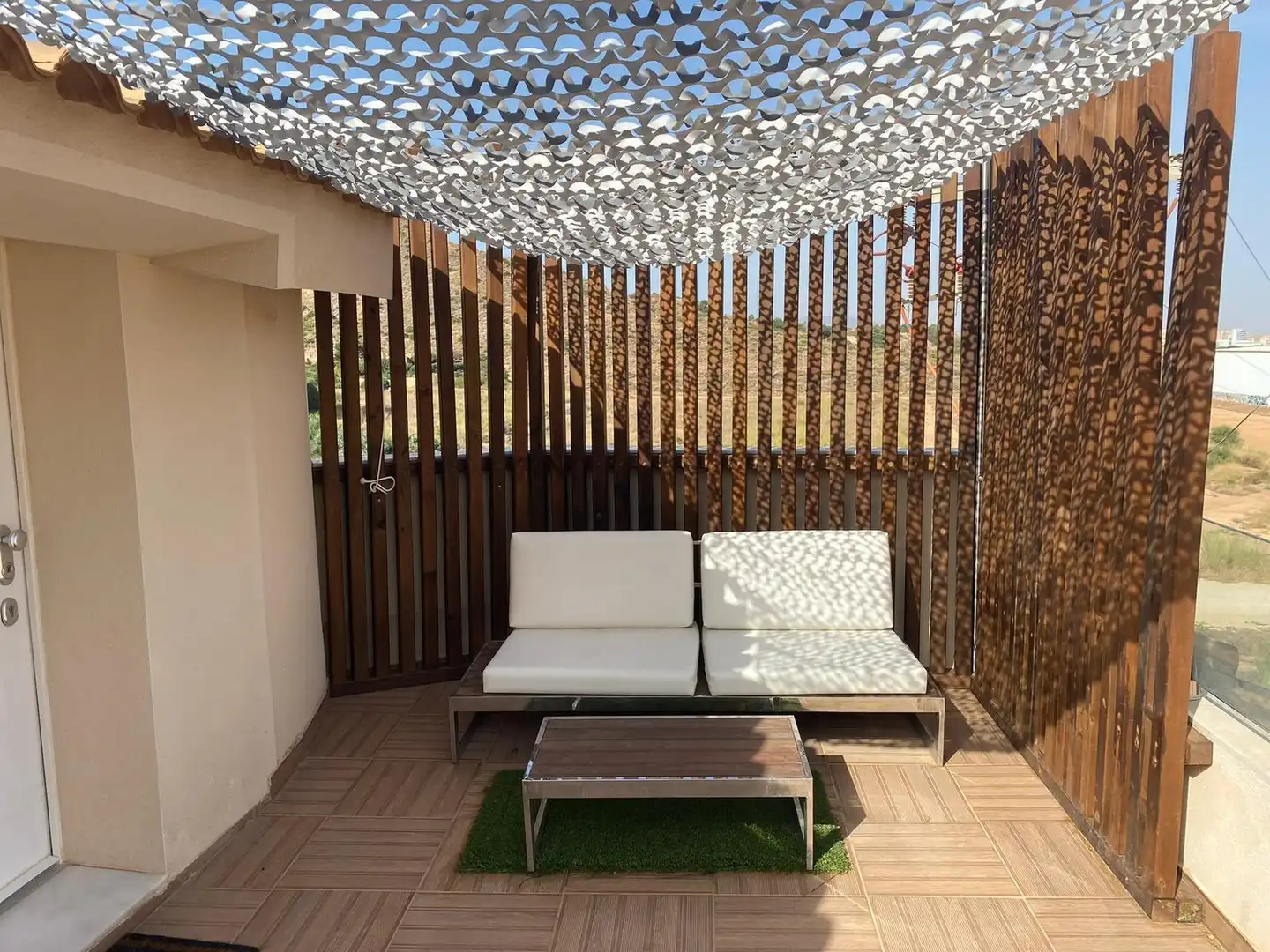 Terraza de Casa o chalet en venta en Cartagena con Aire acondicionado, Calefacción y Jardín privado