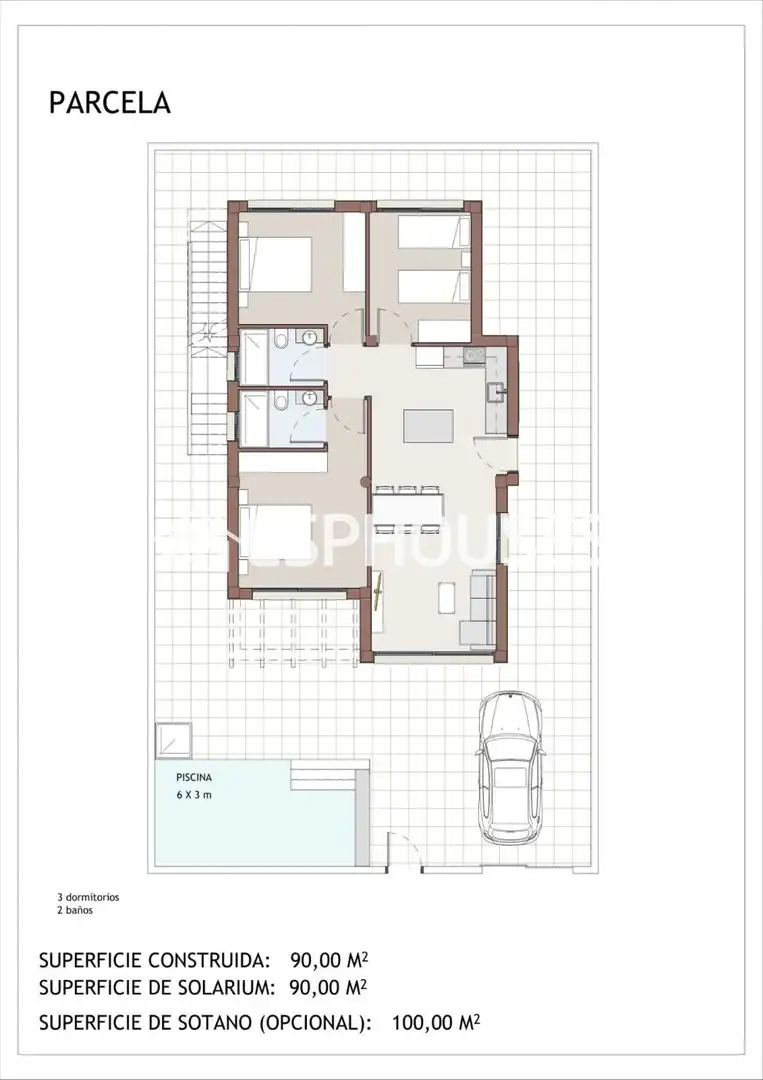 Detached house with terrace for sale in Las Salinas, imagen 13