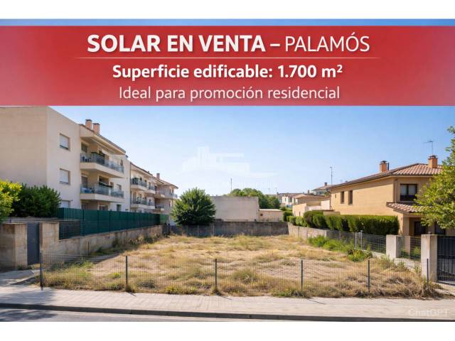 Terreno en Venta en Calle Balmes, 23 en Centre