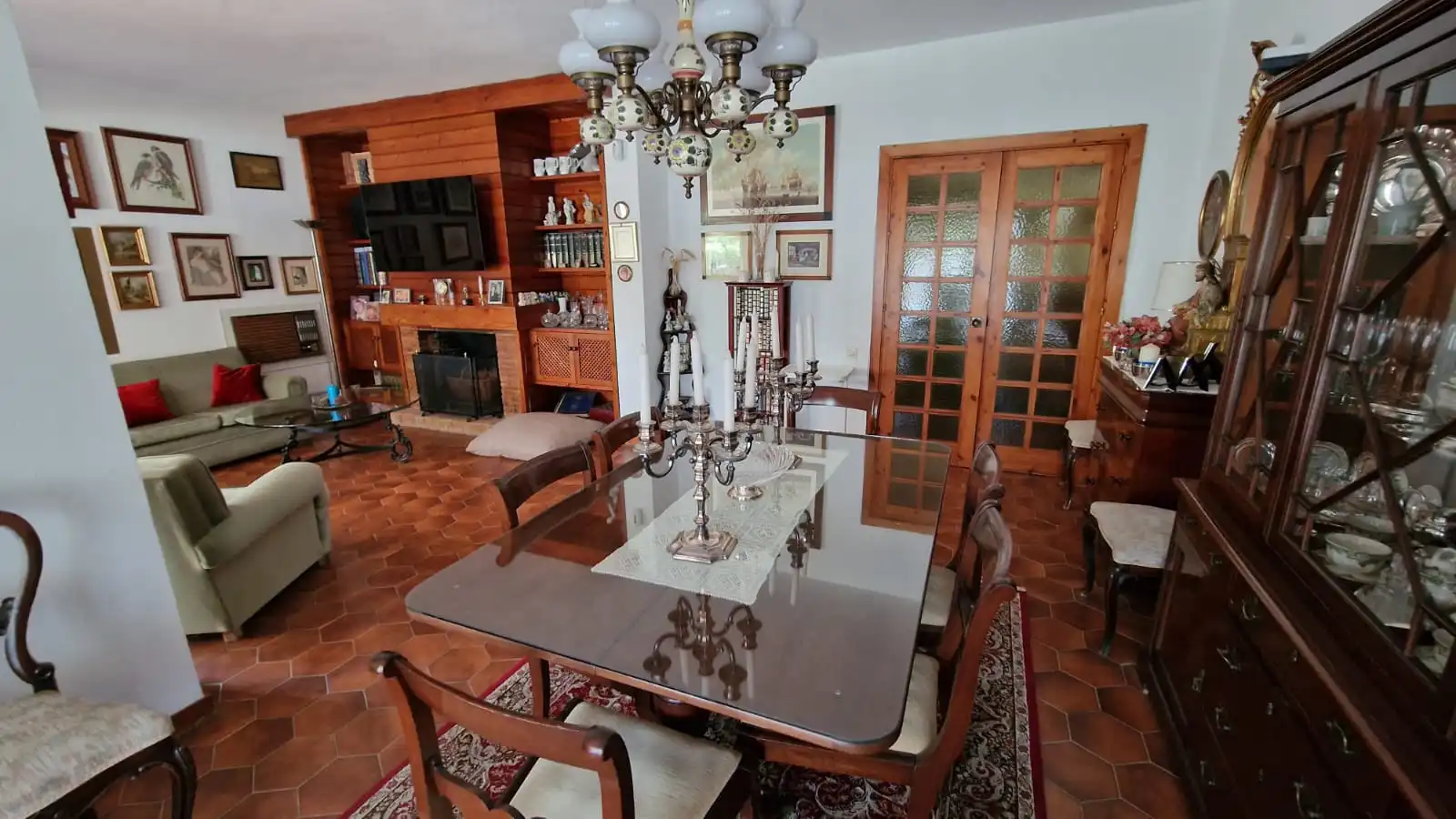 Dining room of Detached homes for sale in El Puerto de Santa María  with Air Conditioner, Private garden and Storage room