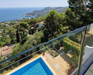 Swimming pool of Single-family semi-detached for sale in Begur  with Terrace and Swimming Pool