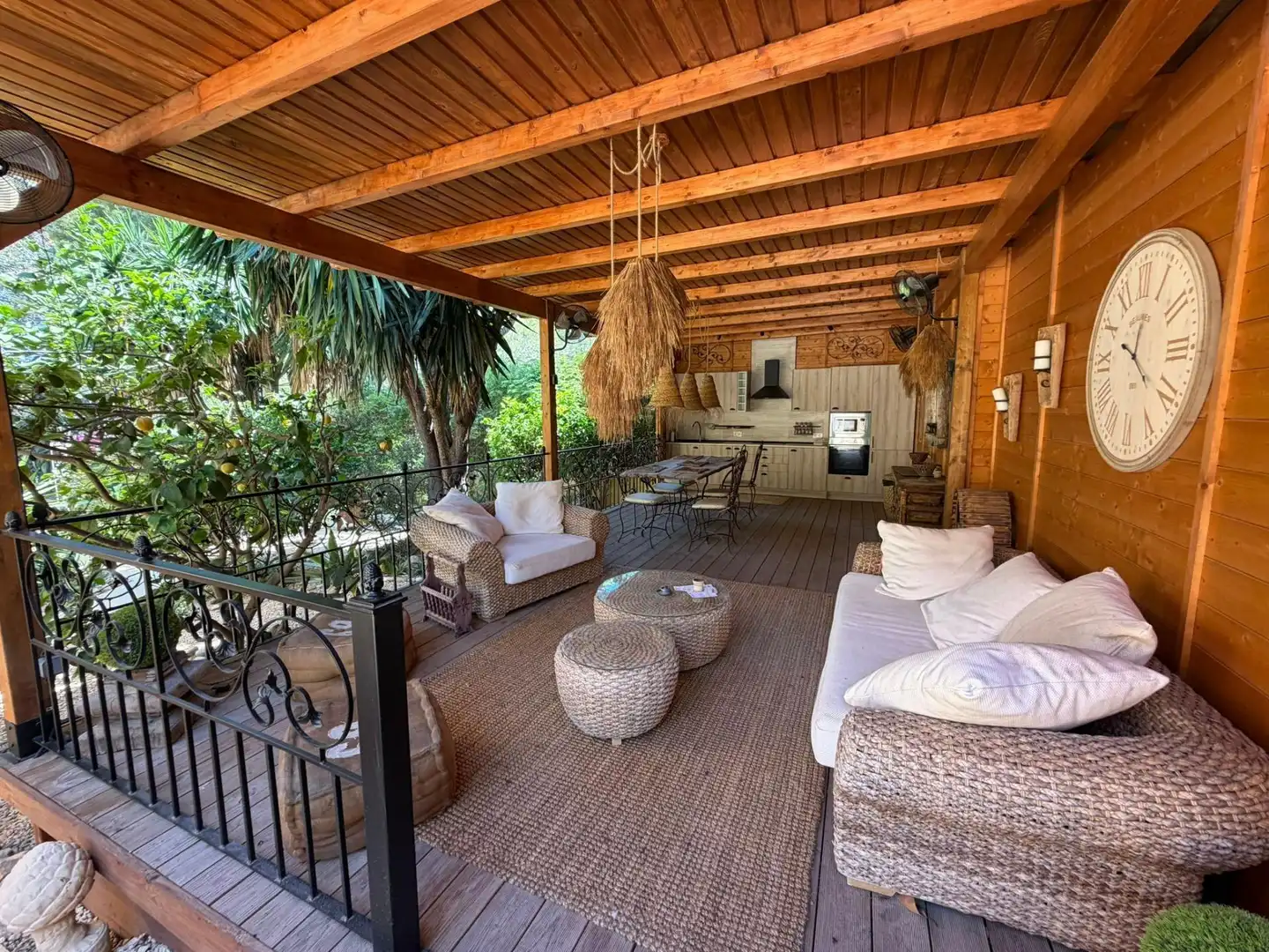 Terraza de Casa o chalet de alquiler en L'Alfàs del Pi con Aire acondicionado, Jardín privado y Piscina