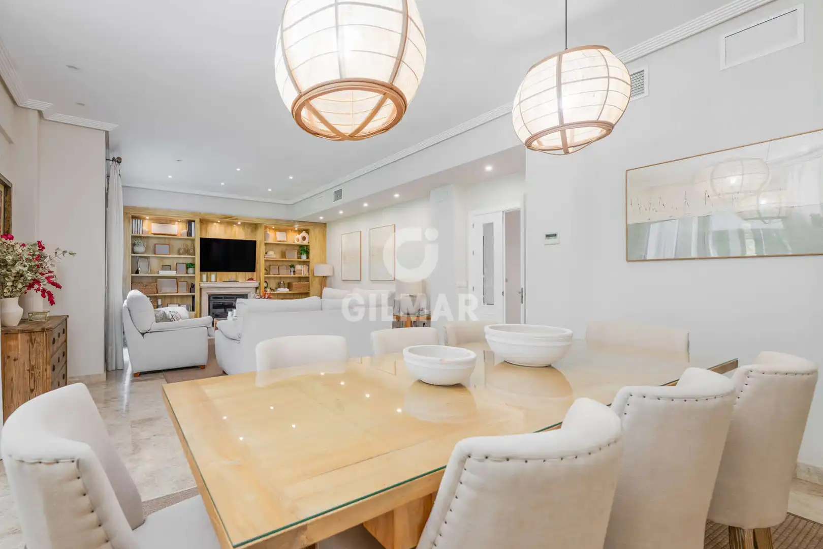 Dining room of Houses for sale in Montequinto  with Heating, Private garden and Swimming Pool