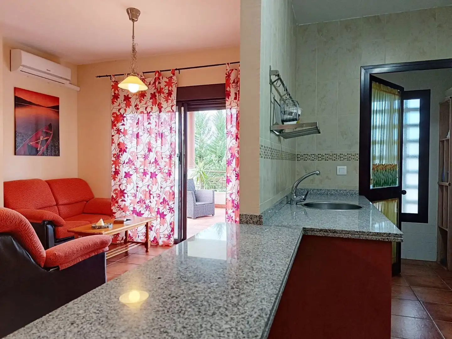Küche von Wohnung zum Verkauf in El Rompido mit Klimaanlage, Terrasse und Möbliert