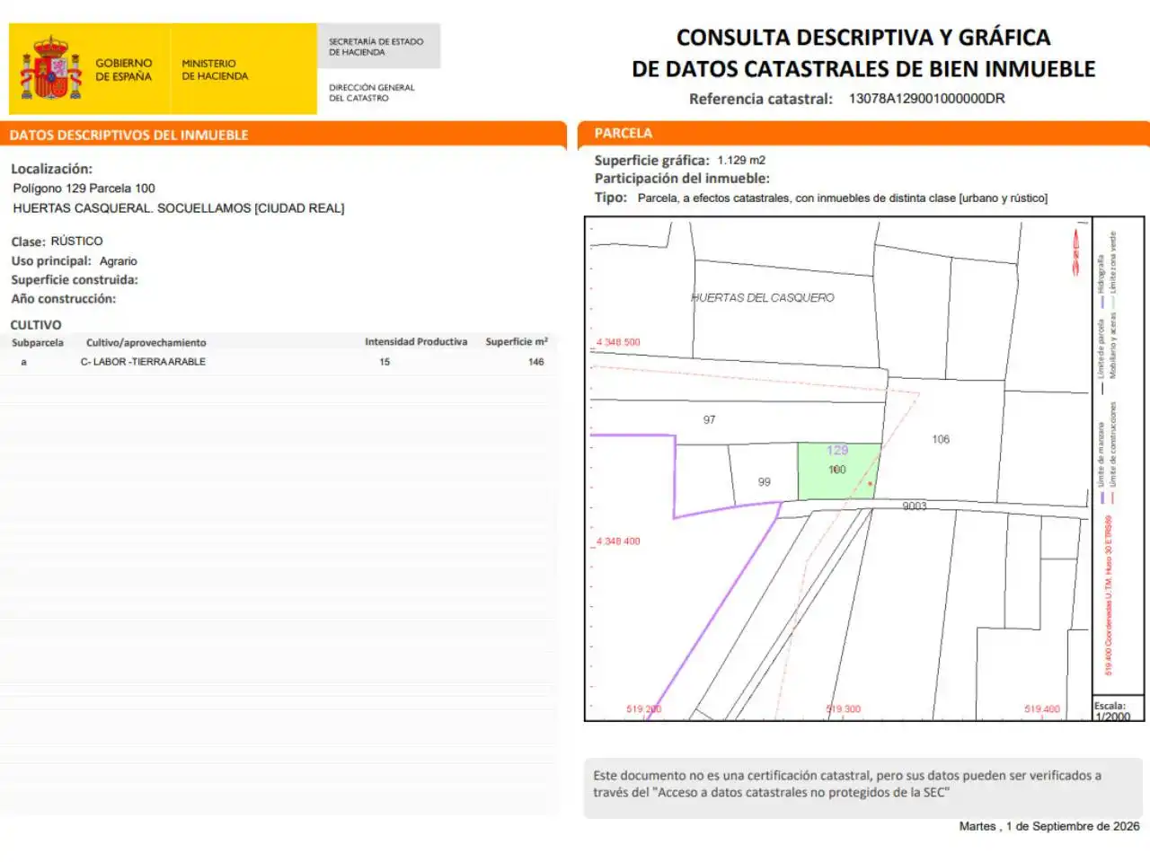 Terreny rústic en venda a Socuéllamos, imagen 8