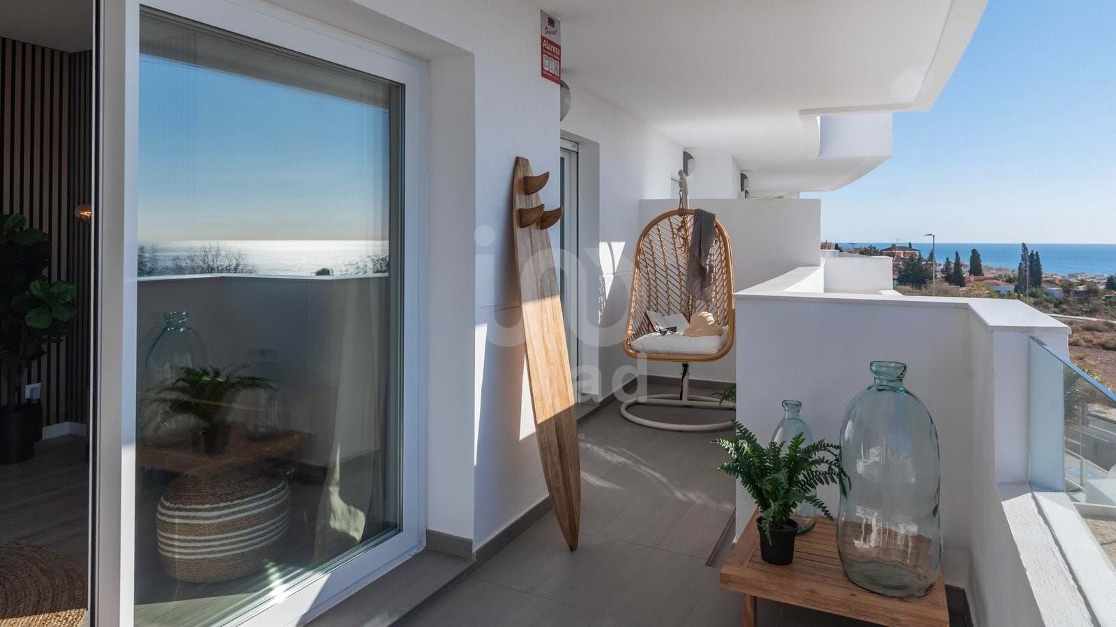 Balcony of Flat for sale in Rincón de la Victoria  with Air Conditioner, Heating and Terrace