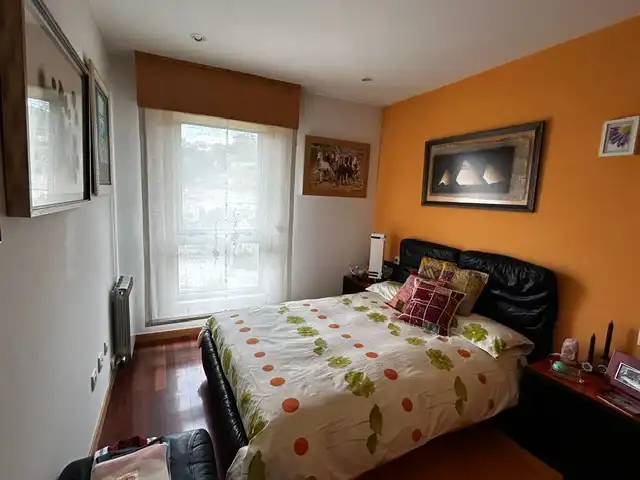 Bedroom of Flat for sale in Vilagarcía de Arousa  with Parquet flooring, Storage room and Furnished