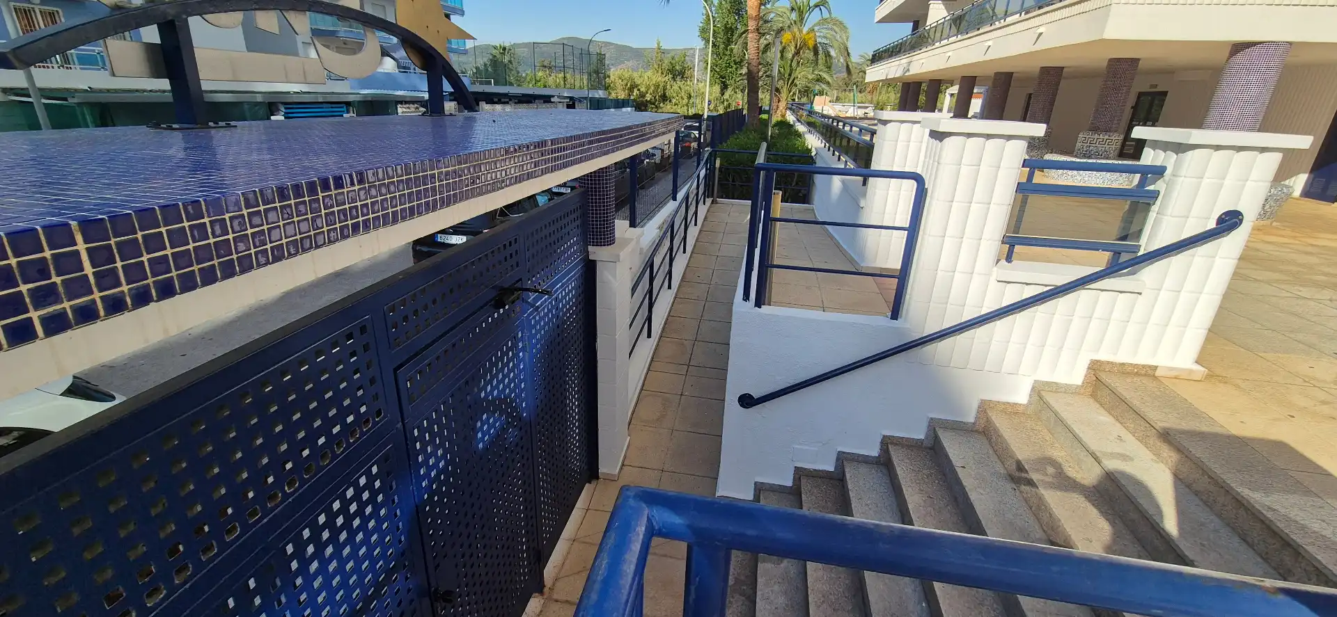 Terrassa de Apartament de lloguer en Gandia amb Aire condicionat, Calefacció i Jardí privat