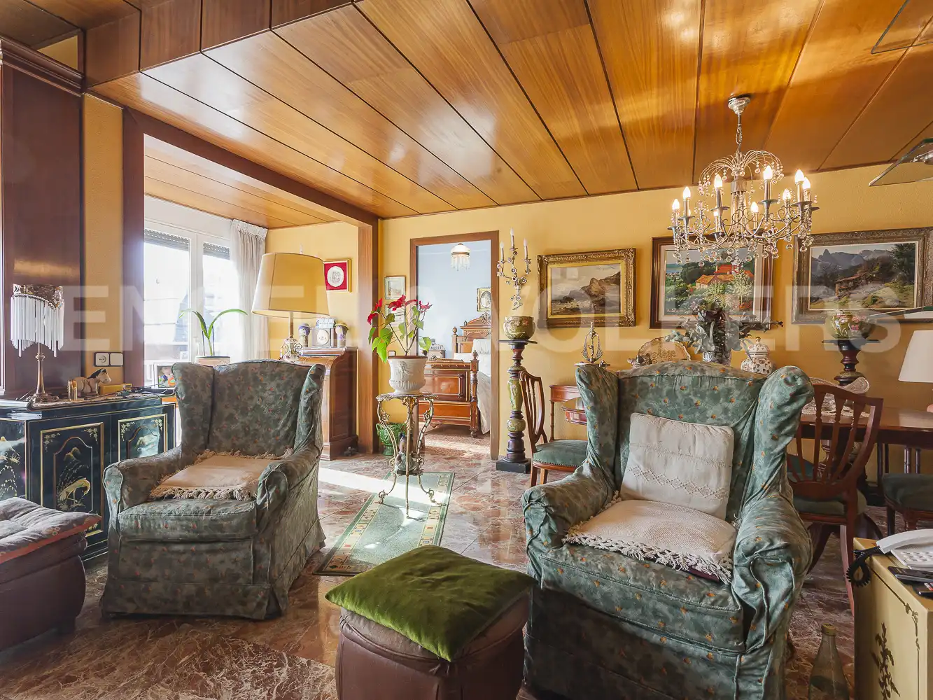 Sala de estar de Piso en venta en Barcelona con Calefacción