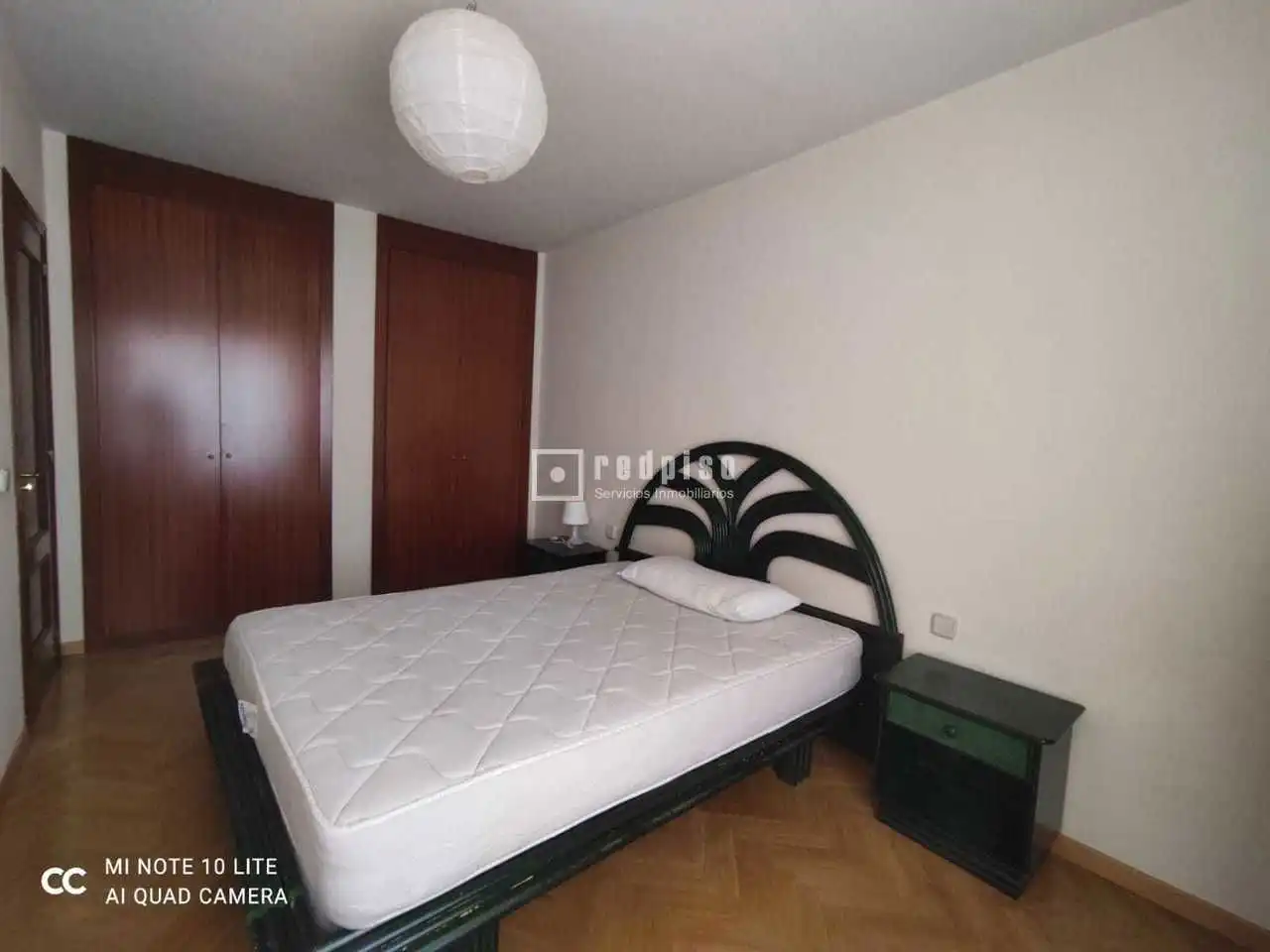 Bedroom of Flat for rent in Madrid  with Heating, Private garden and Parquet flooring