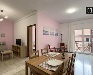 Dining room of Flat to rent in L'Hospitalet de Llobregat  with Air Conditioner, Heating and Furnished