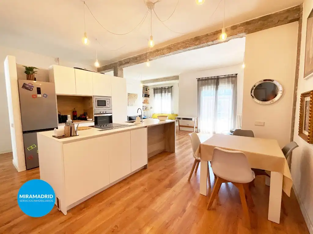 Cocina de Piso de alquiler en Madrid con Aire acondicionado, Terraza y Amueblado