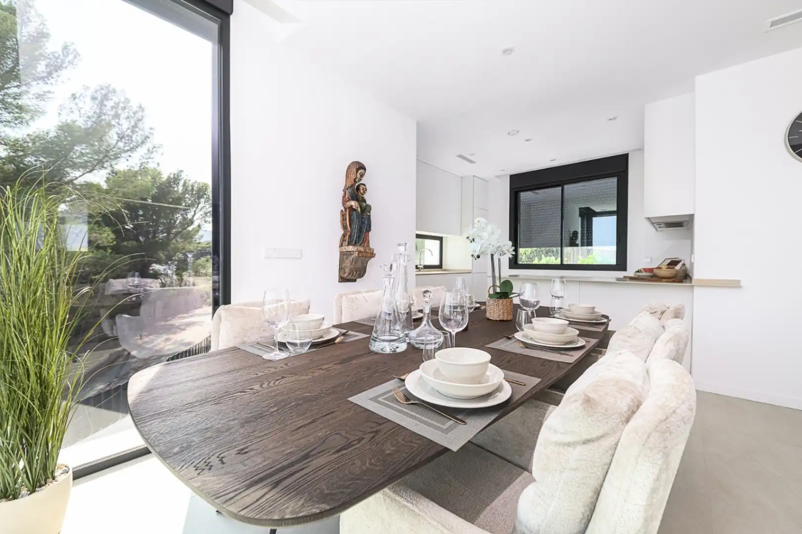 Comedor de Casa o chalet en venta en Benissa con Aire acondicionado, Amueblado y Alarma