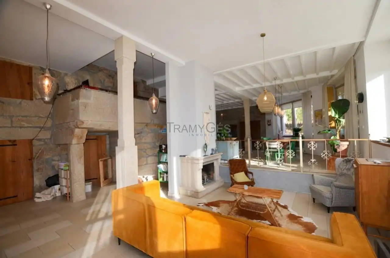 Living room of Houses for sale in Oia, Pontevedra
