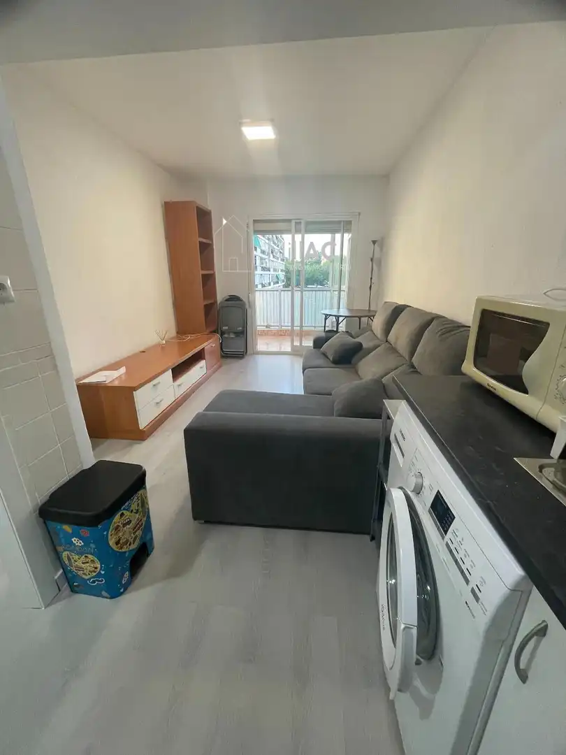Sala de estar de Piso de alquiler en Madrid con Terraza y Amueblado
