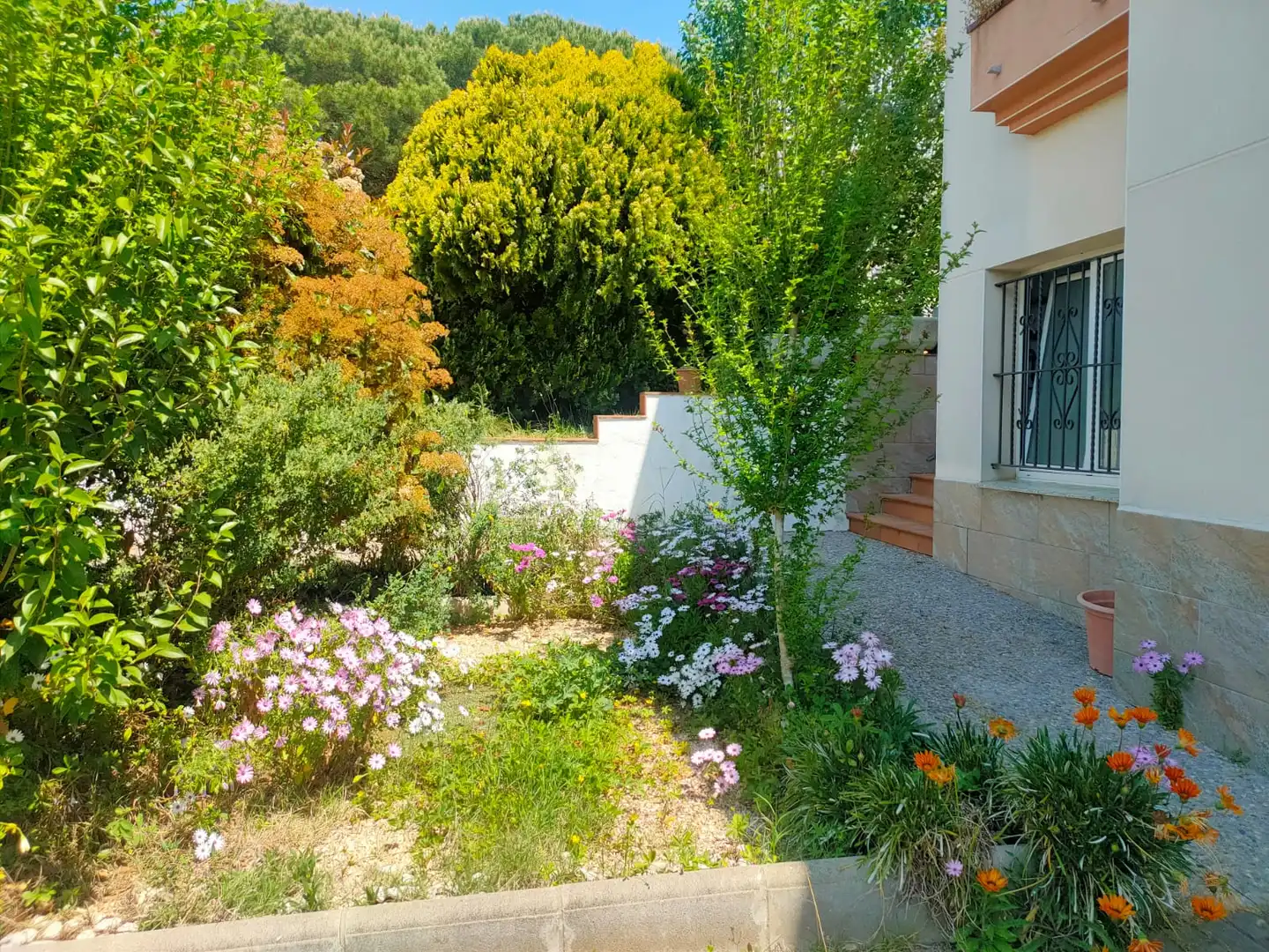 Jardí de Casa o xalet en venda en Caldes de Malavella amb Calefacció, Jardí privat i Terrassa