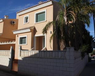 Exterior view of Single-family semi-detached for sale in Dénia  with Air Conditioner