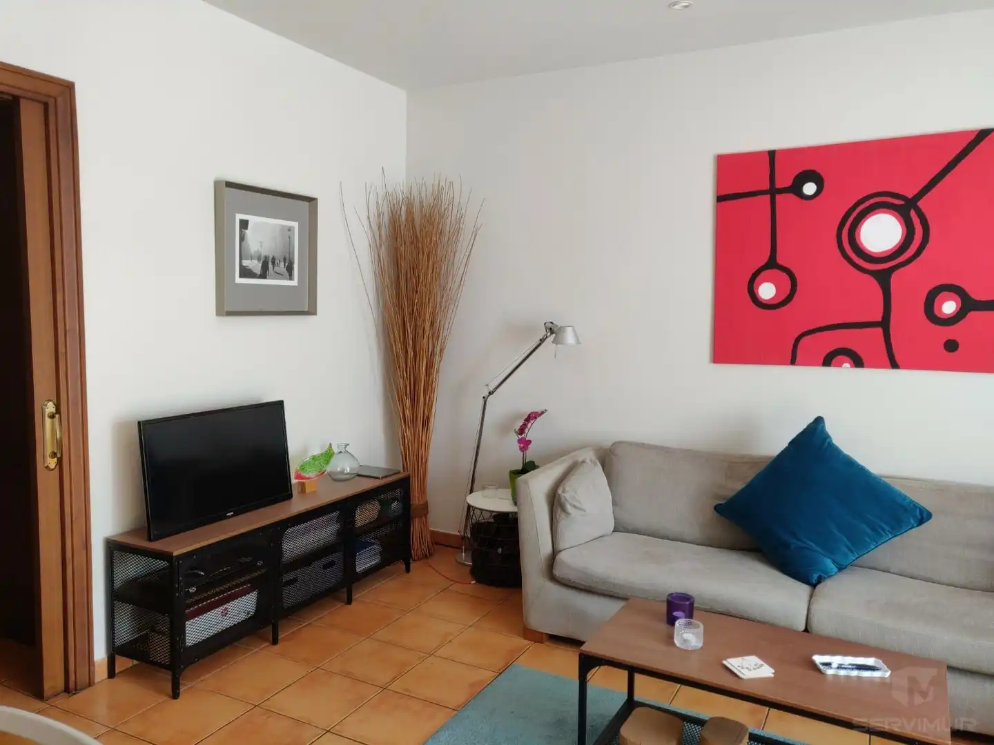 Sala d'estar de Casa o xalet en venda en La Vall d'en Bas amb Terrassa