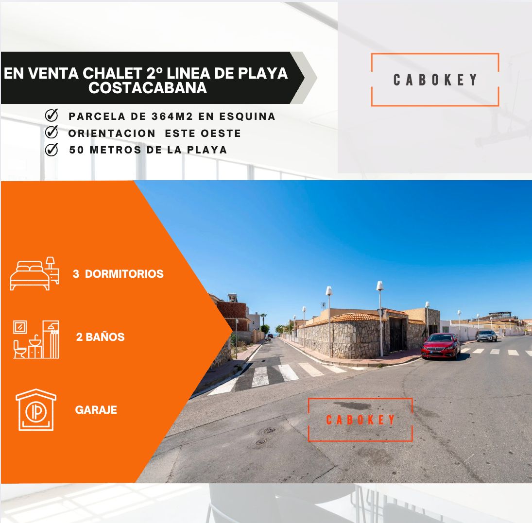 Exterior view of House or chalet for sale in  Almería Capital  with Air Conditioner, Private garden and Storage room