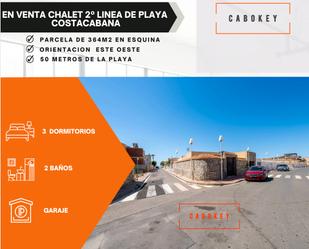 Exterior view of House or chalet for sale in  Almería Capital  with Air Conditioner, Private garden and Storage room