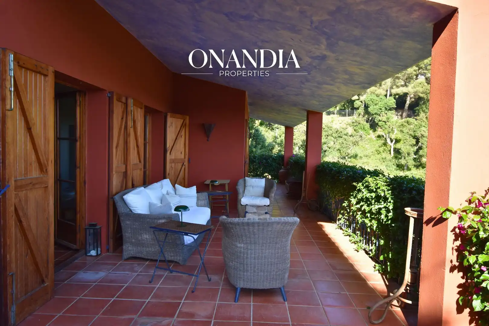 Terrace of Houses for rent in Begur  with Private garden and Swimming Pool