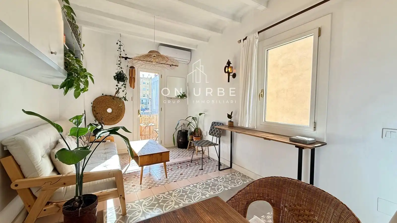 Balcony of Flat for sale in Barcelona  with Air Conditioner, Terrace and Balcony