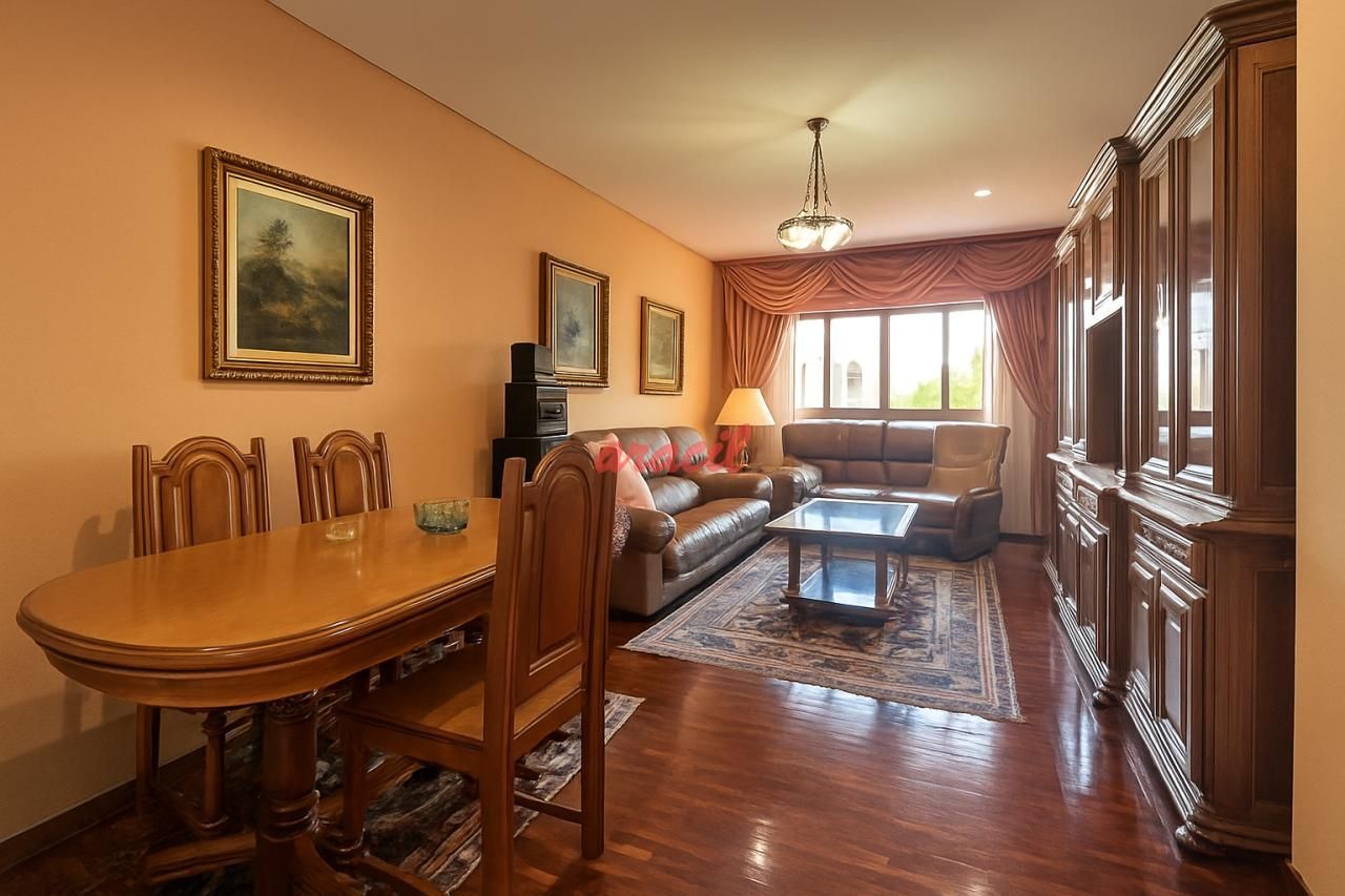 Sala d'estar de Pis de lloguer en Ourense Capital  amb Calefacció i Terrassa