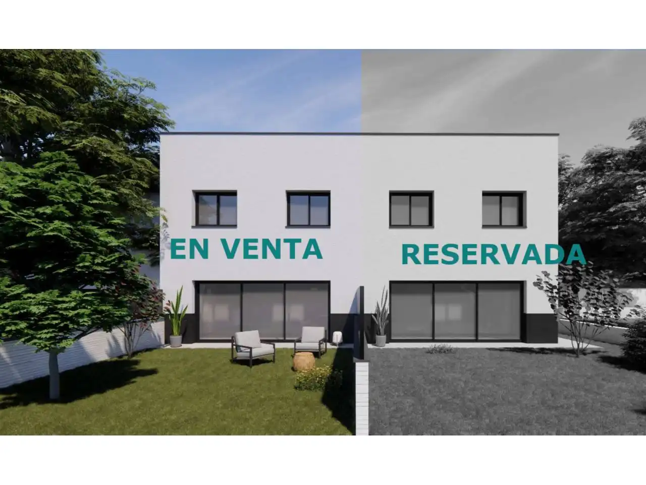 Vista exterior de Casa adosada en venda en La Roca del Vallès amb Aire condicionat, Calefacció i Jardí privat