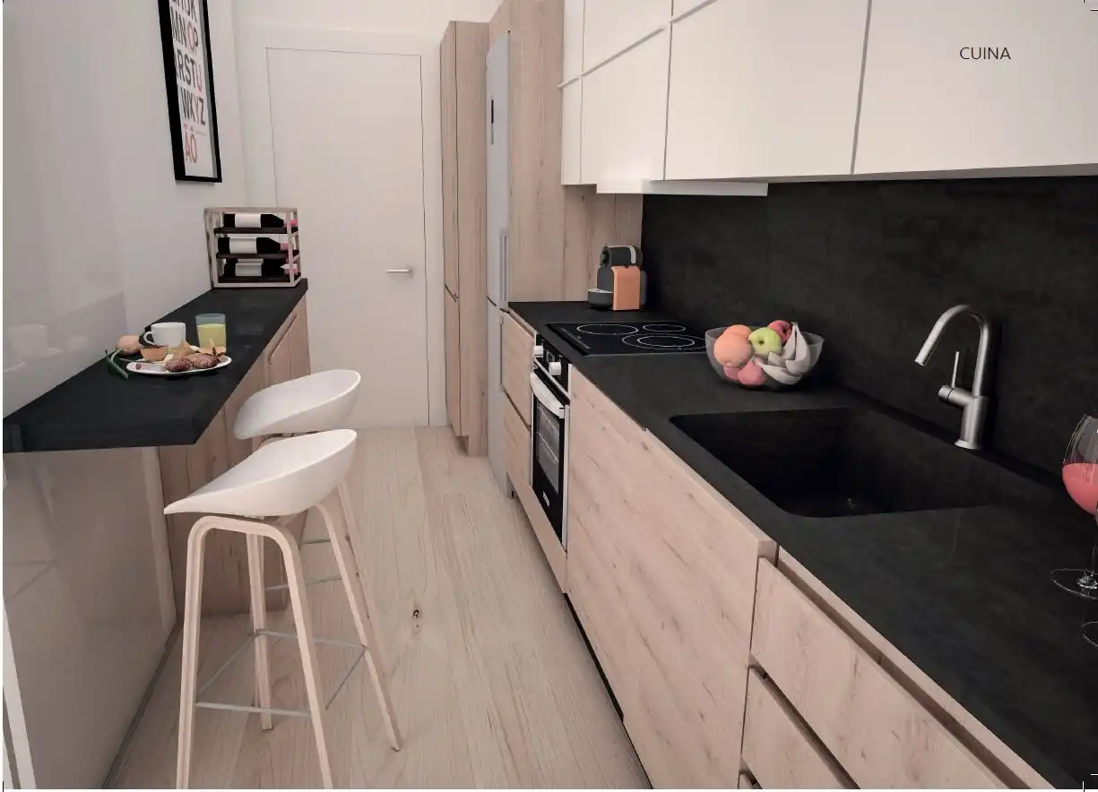 Cocina de Planta baja en venta en Vilafranca del Penedès con Aire acondicionado, Calefacción y Parquet