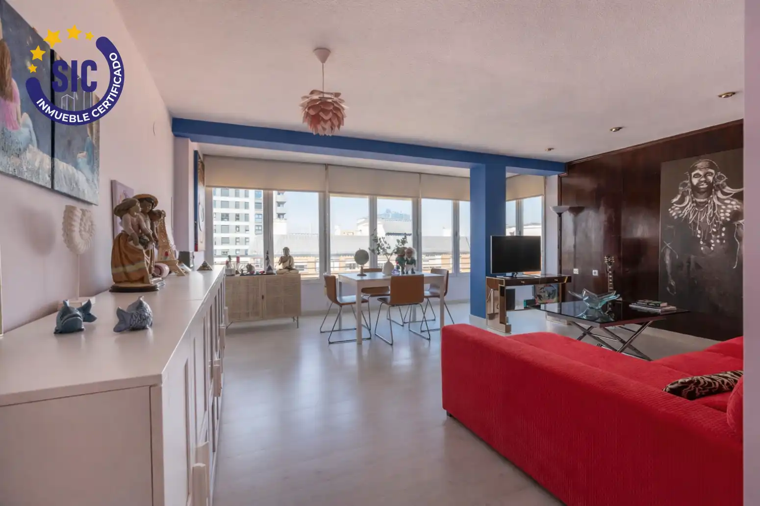 Wohnzimmer von Wohnung zum Verkauf in  Valencia Capital mit Heizung und Parkett