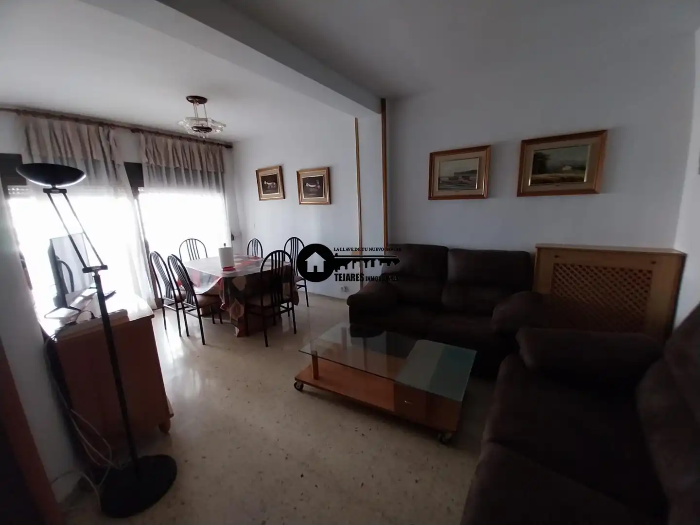 Wohnzimmer von Wohnung zur Miete in Albacete mit Heizung, Terrasse und Balkon