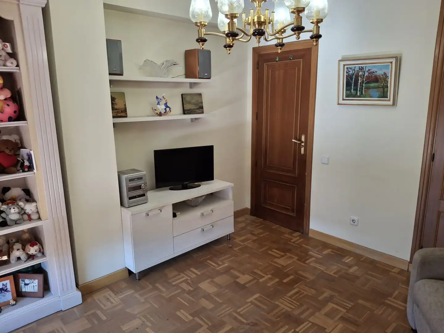 Sala de estar de Piso en venta en Móstoles con Aire acondicionado, Calefacción y Parquet