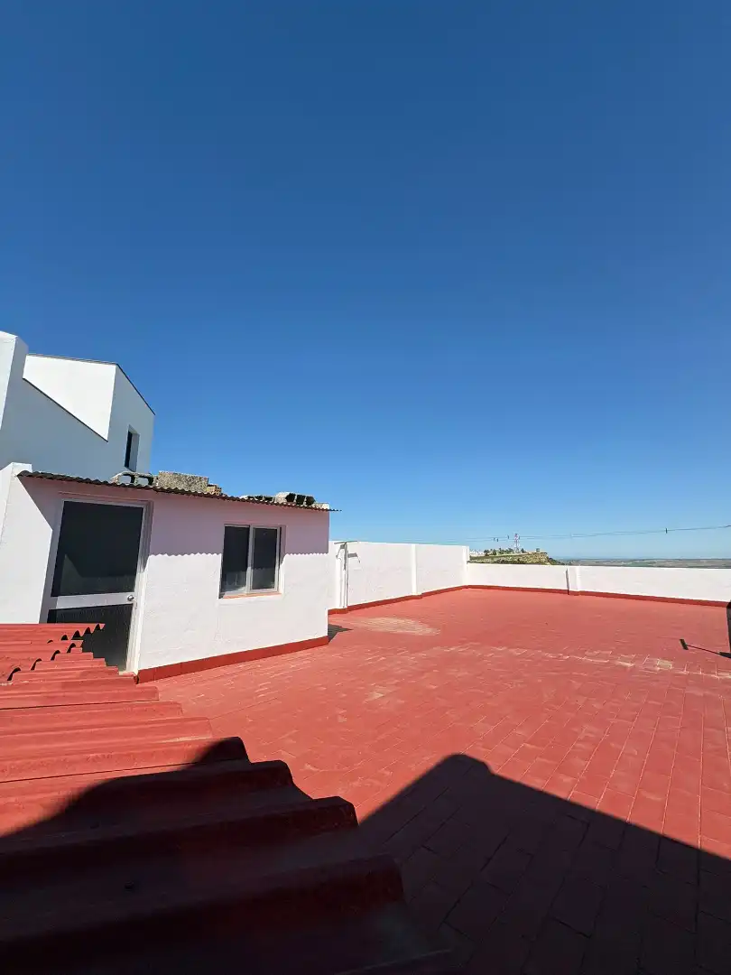 Vista exterior de Casa adosada en venta en Carmona con Aire acondicionado, Terraza y Amueblado