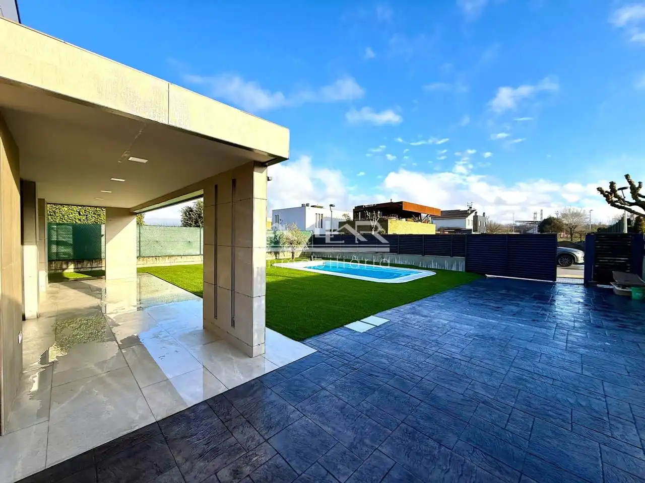 Piscina de Casa o xalet en venda en Gurb amb Aire condicionat, Calefacció i Jardí privat
