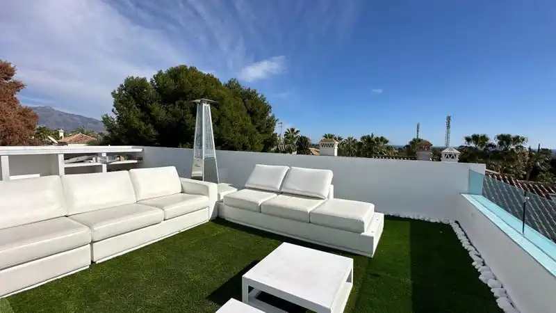 Terrace of Detached homes for rent in Estepona  with Air Conditioner, Terrace and Storage room