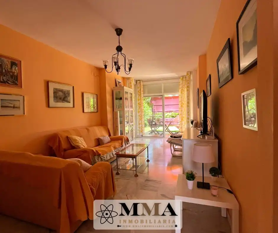 Living room of Flat for sale in La Antilla  with Air Conditioner, Heating and Private garden