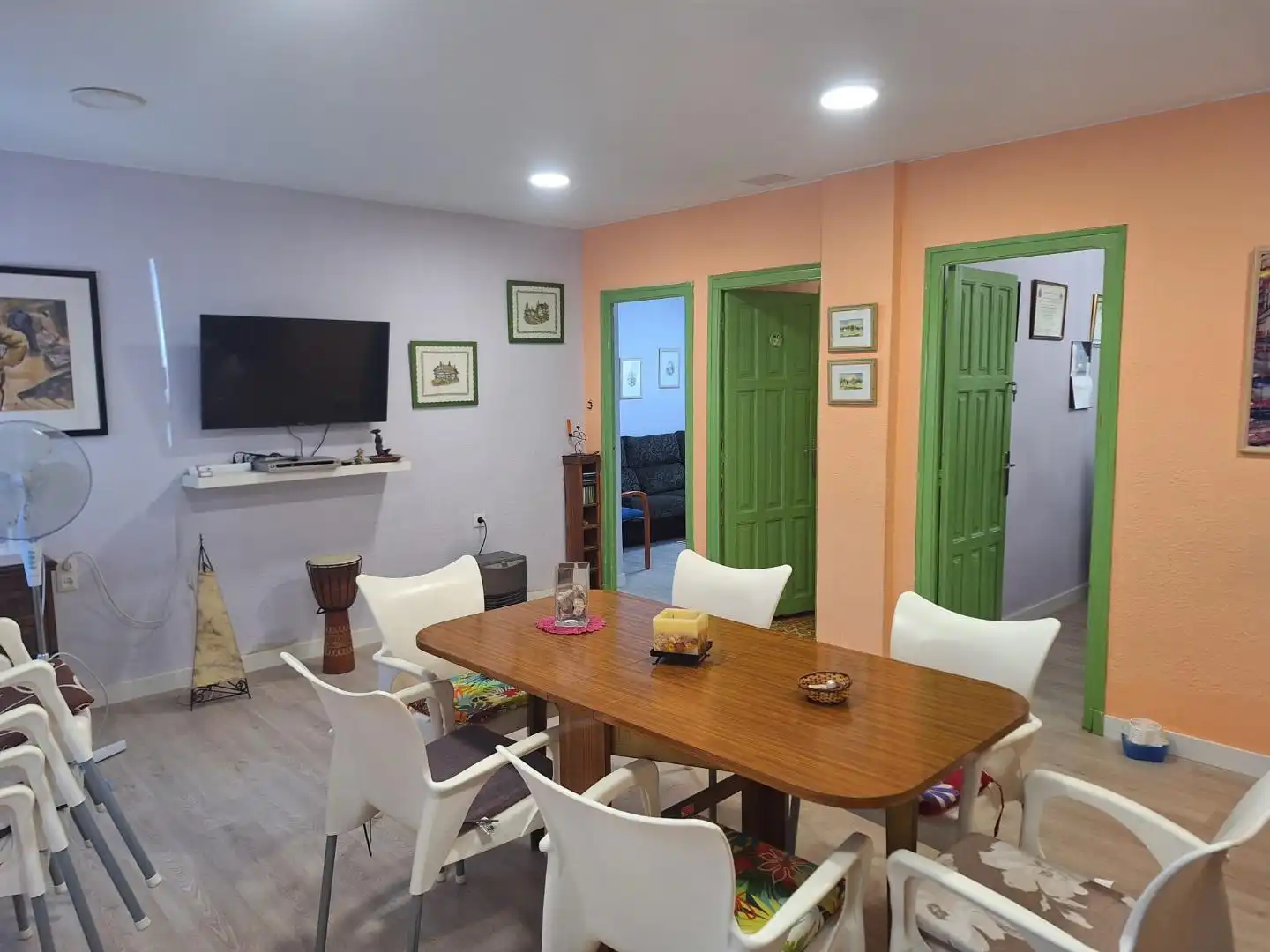 Comedor de Casa adosada en venta en Zaragoza con Terraza