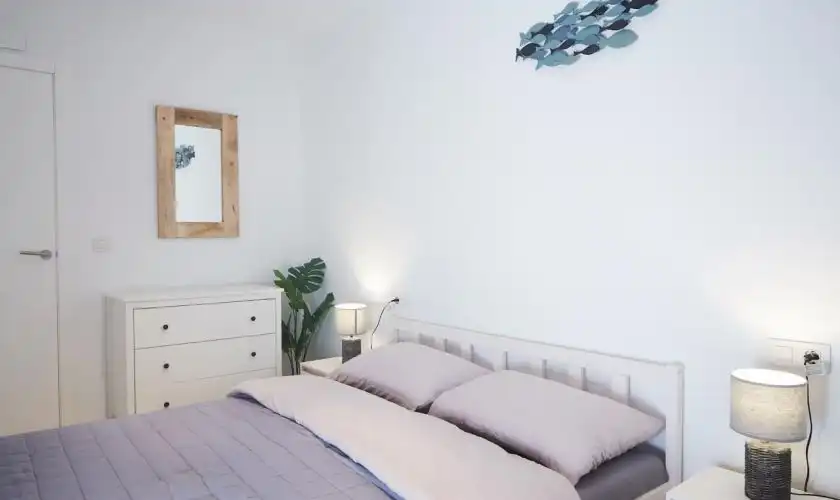 Habitación de Apartamento de alquiler en Carboneras con Aire acondicionado, Terraza y Amueblado