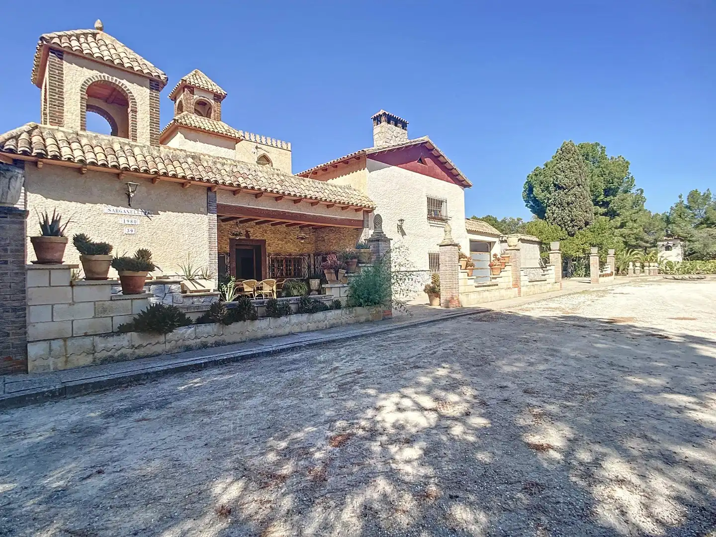 Vista exterior de Finca rústica en venta en Tibi con Jardín privado, Terraza y Trastero