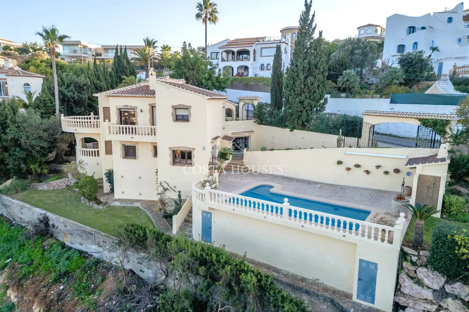 Exterior view of Houses for sale in Jávea / Xàbia  with Air Conditioner, Private garden and Terrace