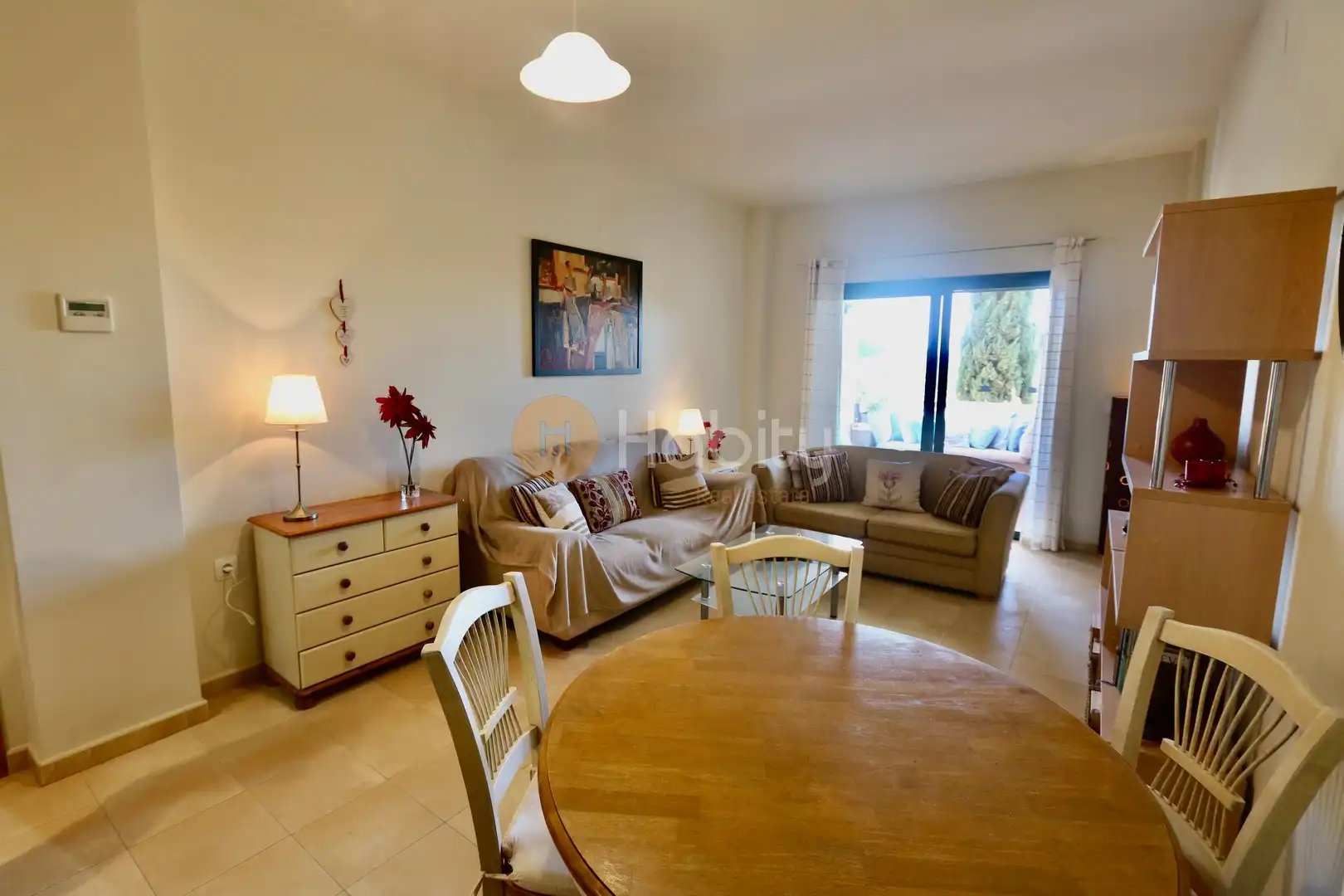 Sala de estar de Planta baja en venta en Fuente Álamo de Murcia con Aire acondicionado, Calefacción y Terraza
