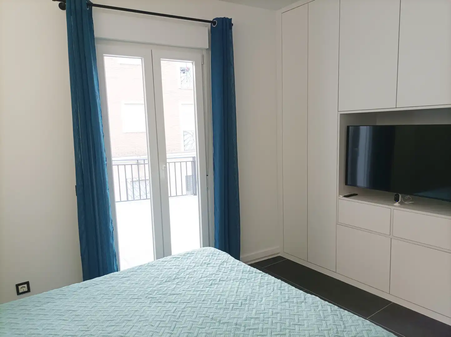 Schlafzimmer von Wohnung zum Verkauf in Madrid mit Klimaanlage, Heizung und Terrasse