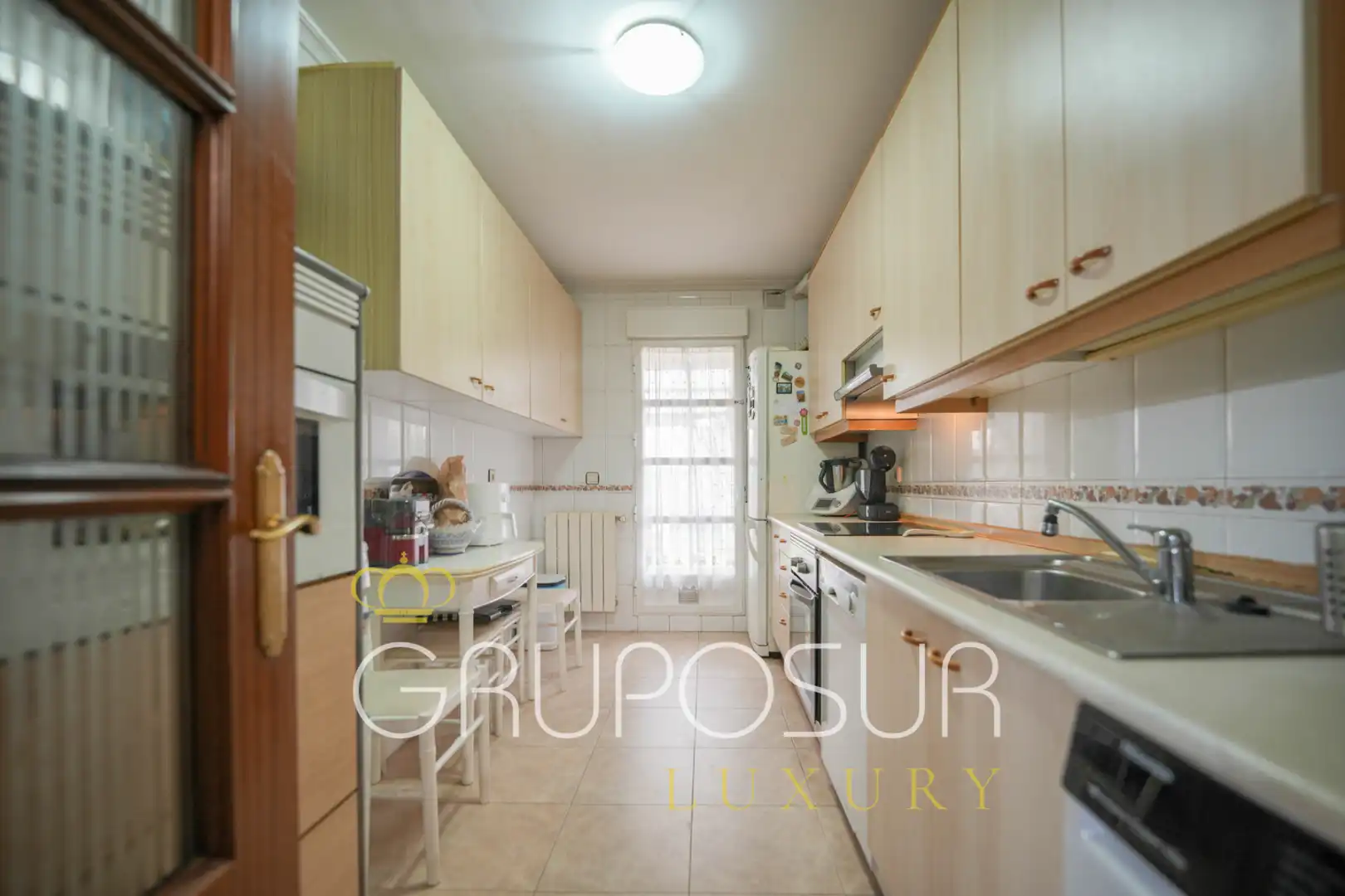 Cocina de Casa adosada en venta en Arroyo de la Encomienda con Calefacción, Jardín privado y Parquet