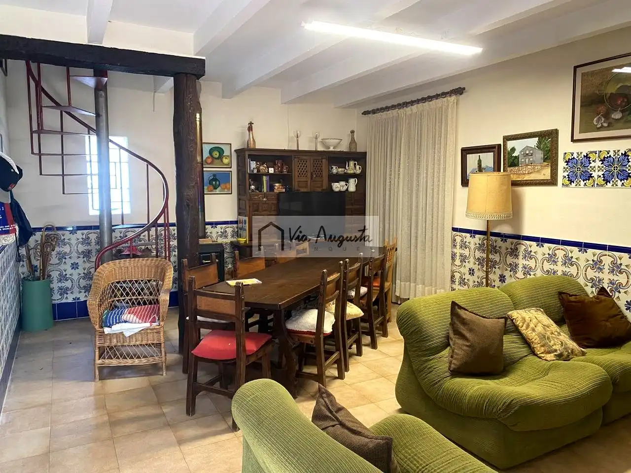 Comedor de Finca rústica en venta en Vandellòs i l'Hospitalet de l'Infant con Terraza, Trastero y Piscina