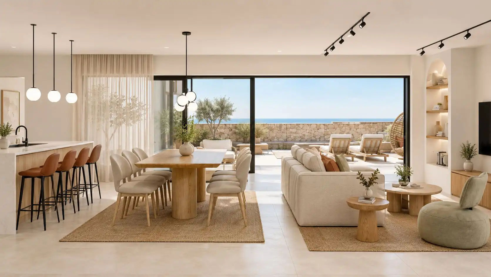 Sala d'estar de Casa o xalet en venda en La Oliva amb Aire condicionat, Jardí privat i Terrassa